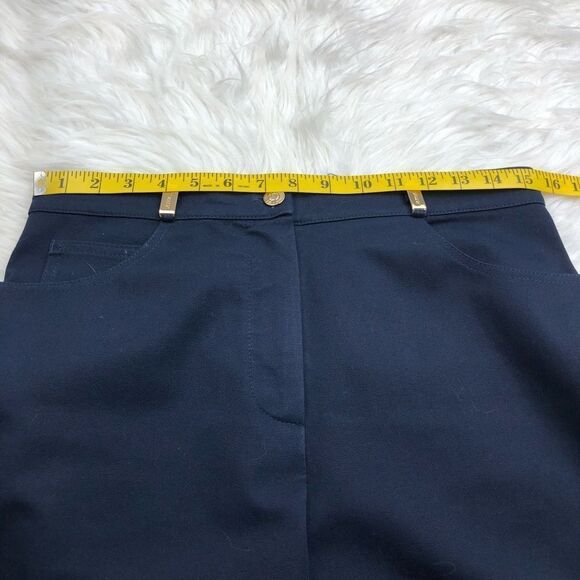 ST. JOHN SPORT by Marie Claire Women’s Navy High Rise Straight Leg Pant Size 8 - Picture 7 of 15